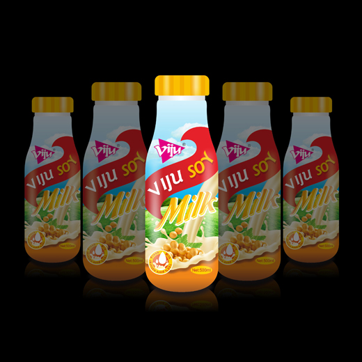 品味醇香，VIJU豆奶饮料包装设计